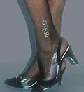 Diamond Scroll Pantyhose