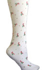 Voila Leg Fashions : Ladies tights with candy canes & stars all over.