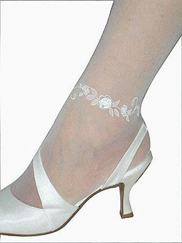 Corsage Anklet Bridal Pantyhose & Thigh Hi's