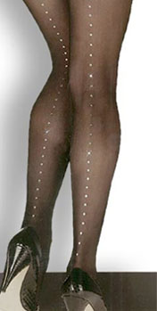 Diamond Backseam Pantyhose