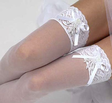 Heart Pearl Thigh Hi's