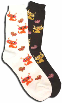 Mod Cat Socks