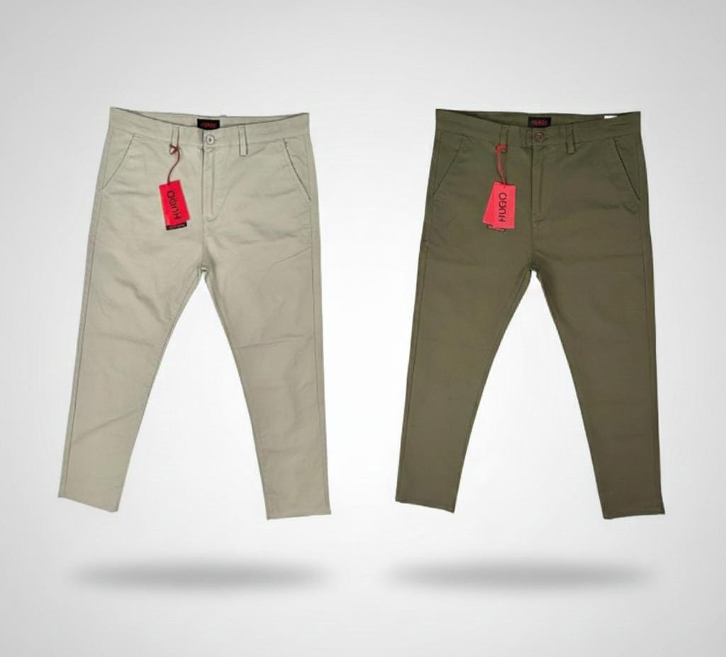 Hogo Boss Twill Pant cream olive Combo